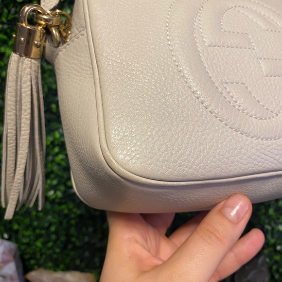 Gucci small soho disco crossbody bag cream - Picture 8 of 10